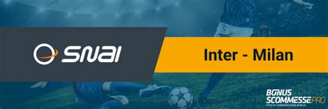 inter milan quote|quote snai inter milan.